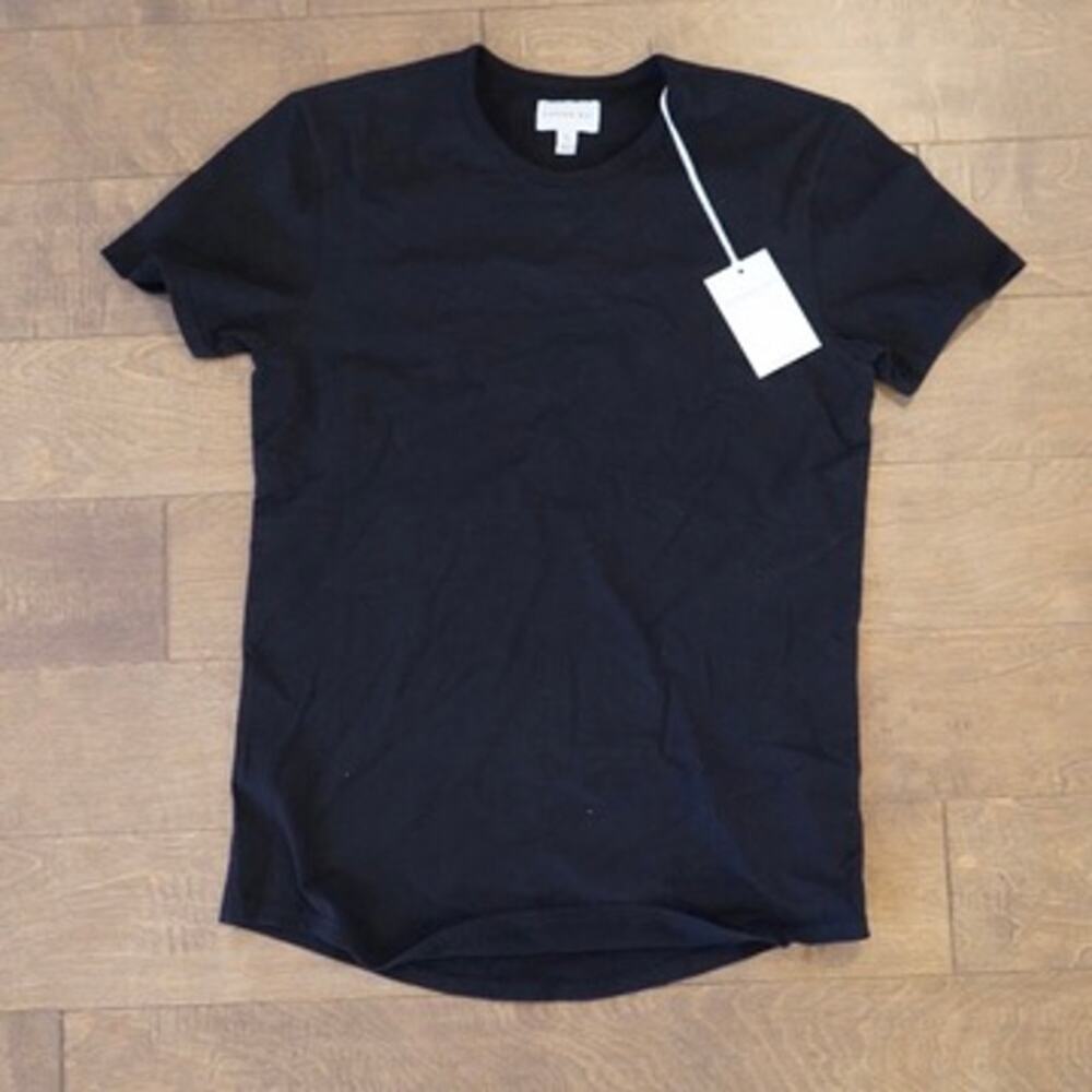 NWT Dapper Boi Short Sleeve Pullover Shirt Black Womens Size Small